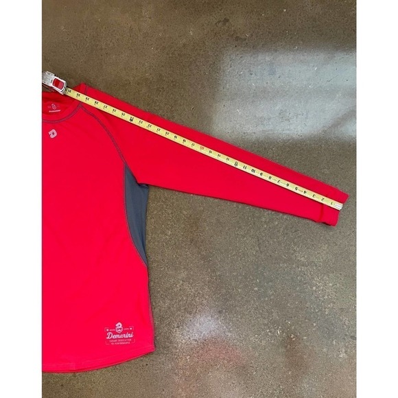 Demarini Baseball Game Day Long Sleeve Shirt Red Gray - Small - Picture 4 of 6